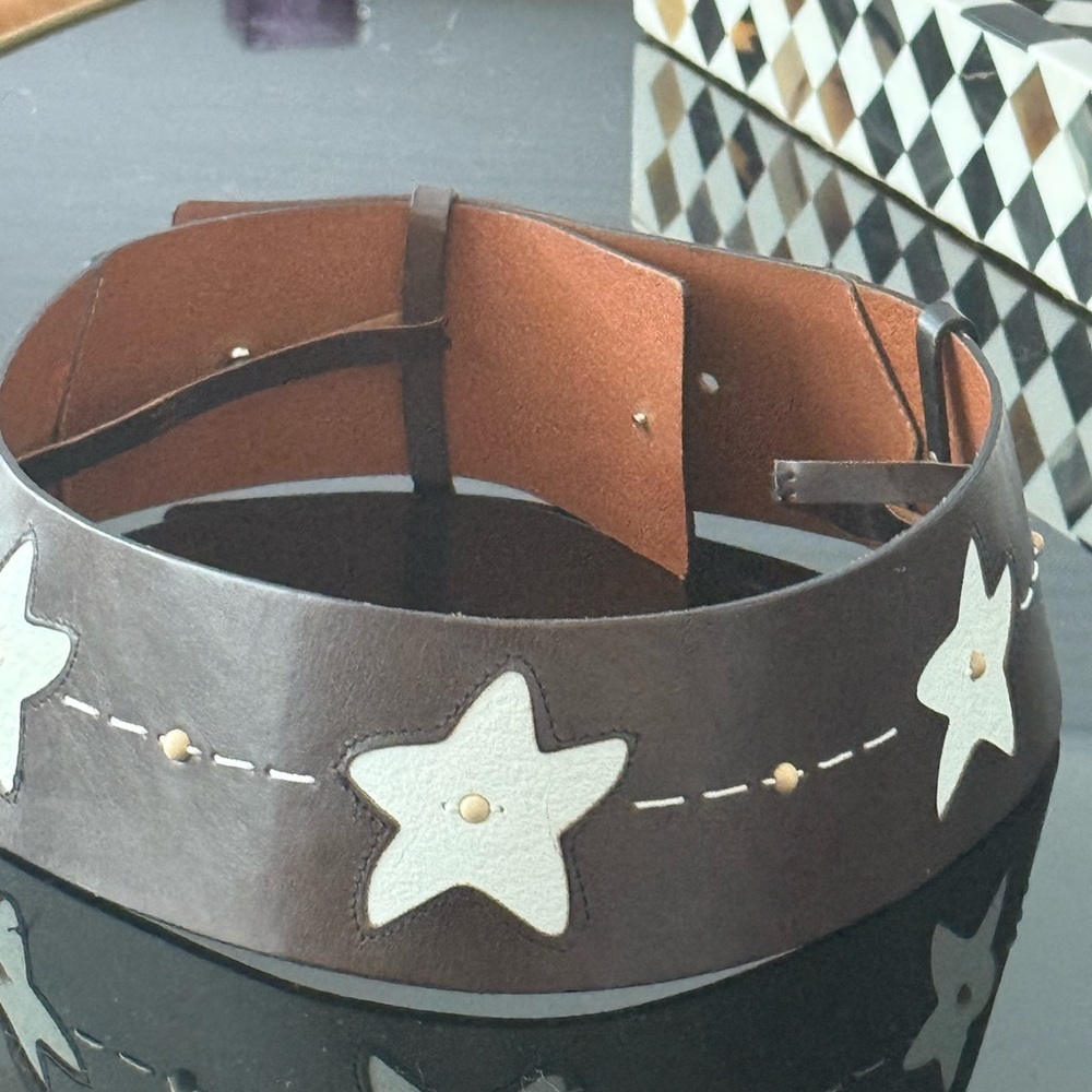 Claudio Orciani Vintage Y2K Italian leather belt